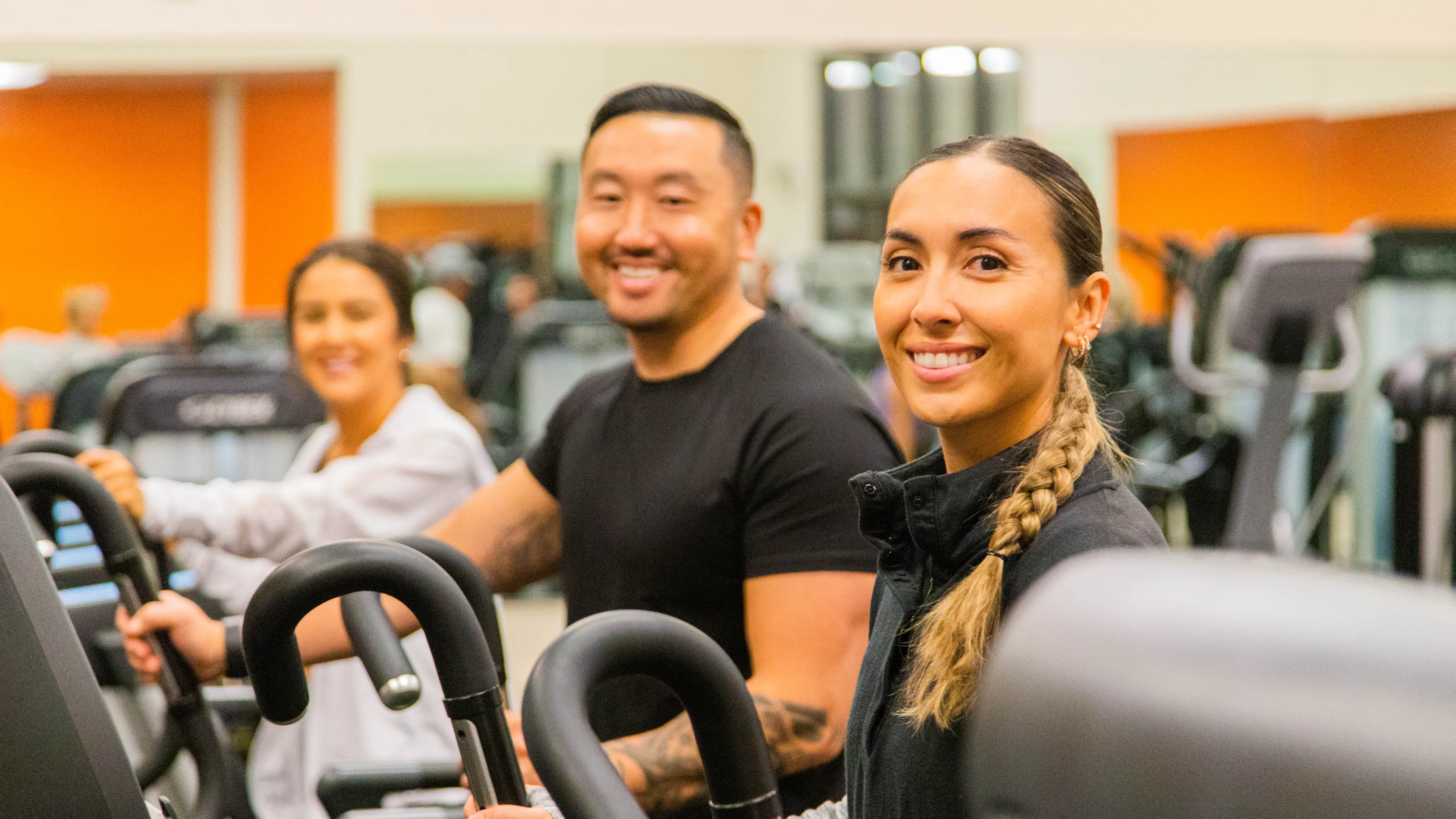 Smiling on treadmills